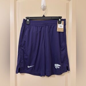 Purple K-State Nike training shorts